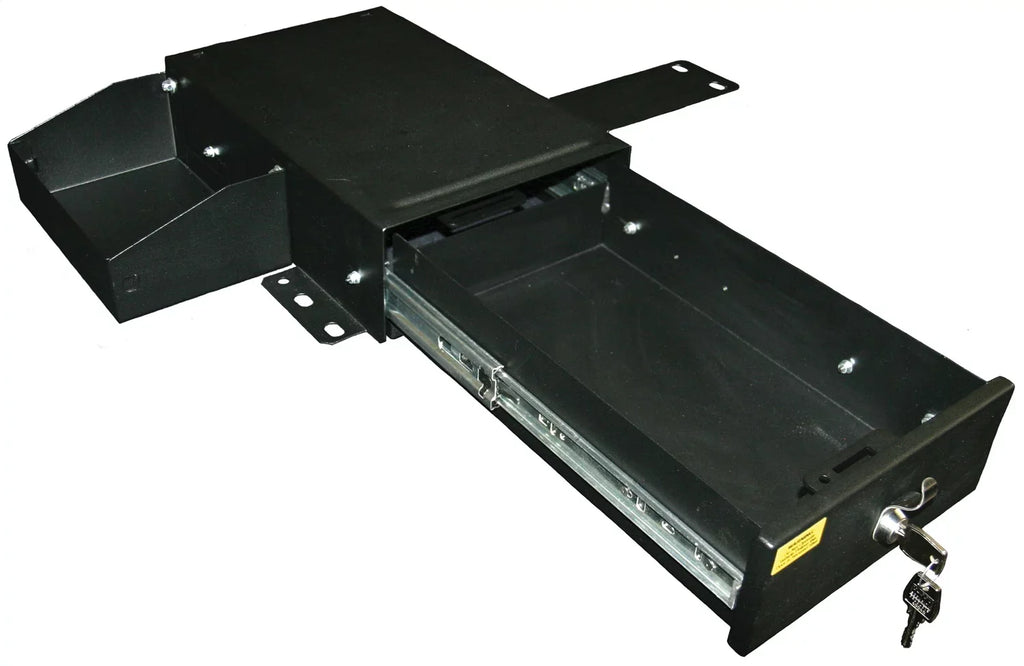 Tuffy Security Products 256-01 Under Seat Drawer - Passenger Side; Black; 1966-1977 Ford Bronco