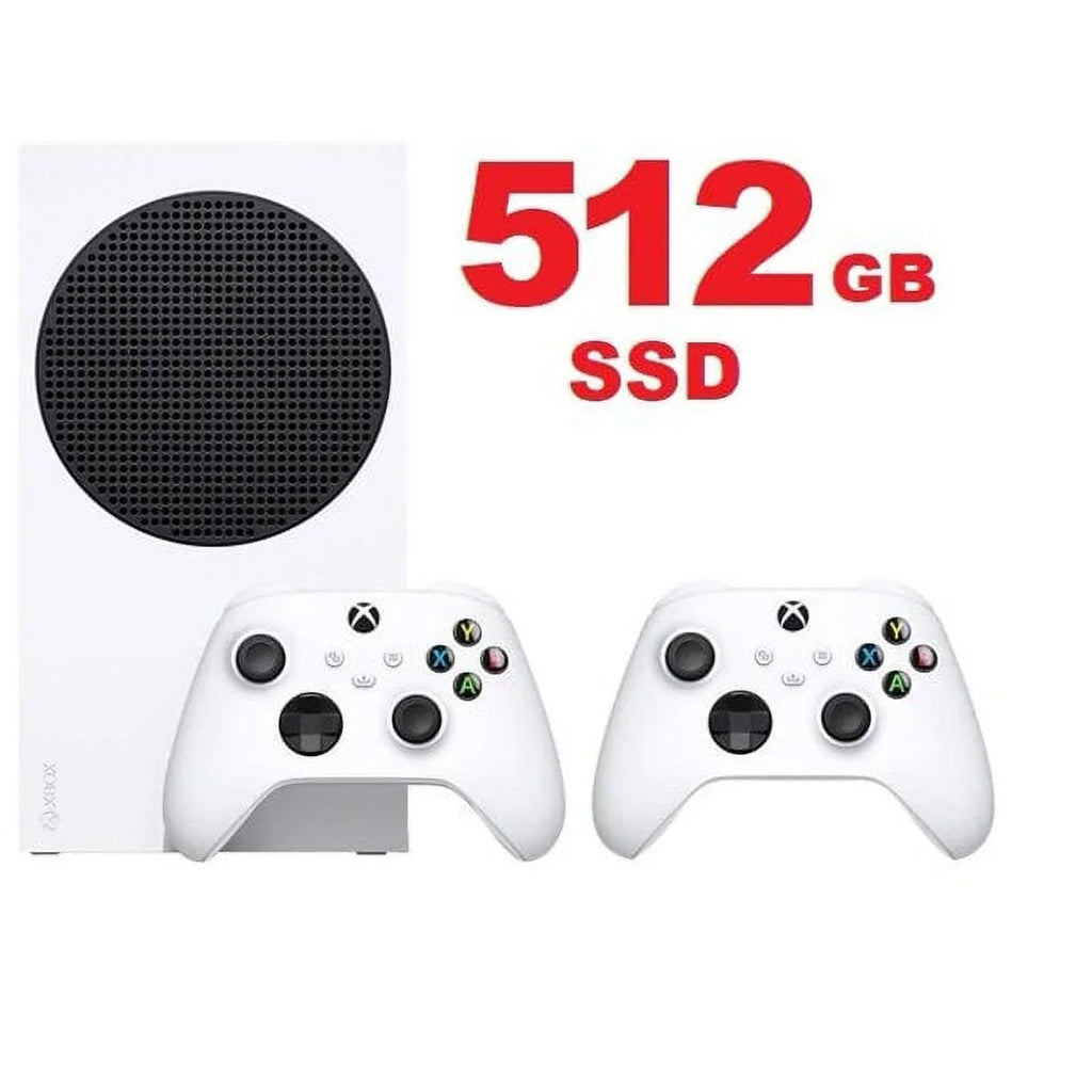 2021 Newest - Xbox -Series -S- Gaming Console System- 512GB SSD White S Version Two Player Bundle