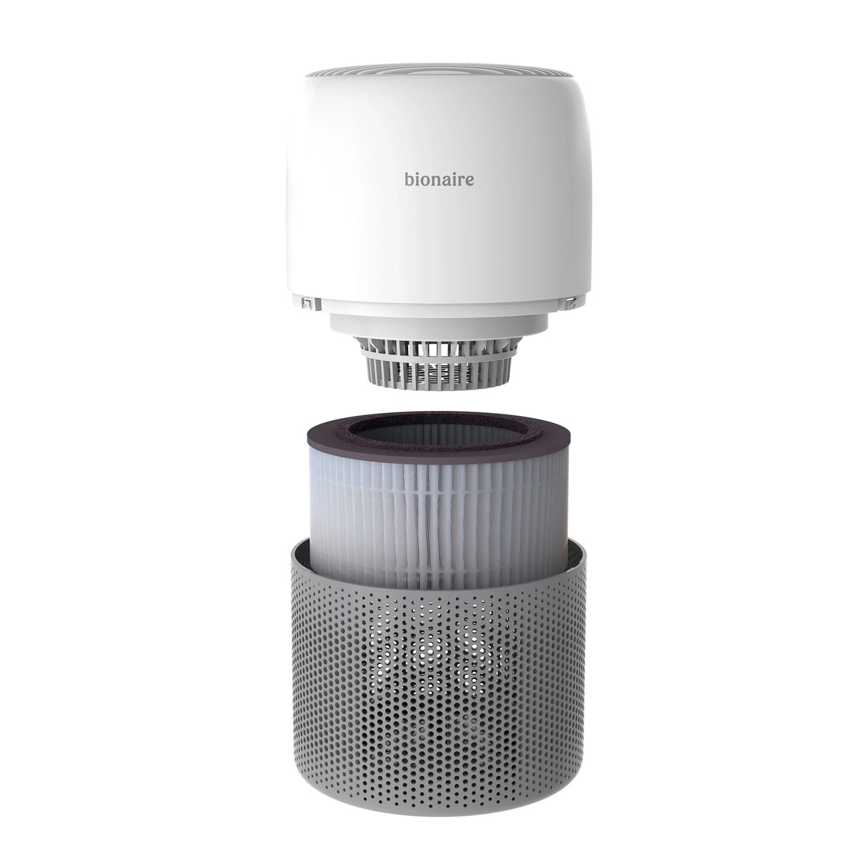 Bionaire True HEPA Mini Tower Air Purifier, White, Removes 99.7% of Allergens, 1 Count