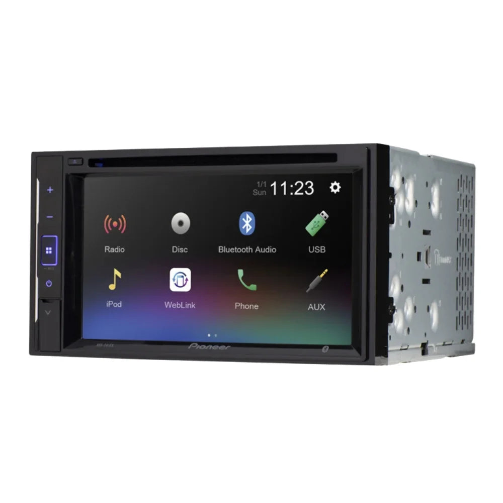 KIT4854 Bundle for 2002-2004 Chevrolet S-10 Pickcup W/ Pioneer AVH-241EX Double DIN Car Stereo with Bluetooth/Backup Camera/Install Kit/in-Dash DVD/CD AM/FM 6.2" Touchdisplay Digital Media Receiver