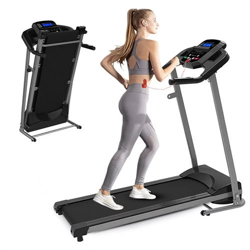 Folding Treadmill for Small Apartment, Electric Motorized Running Machine for Gym Home, Fitness Work