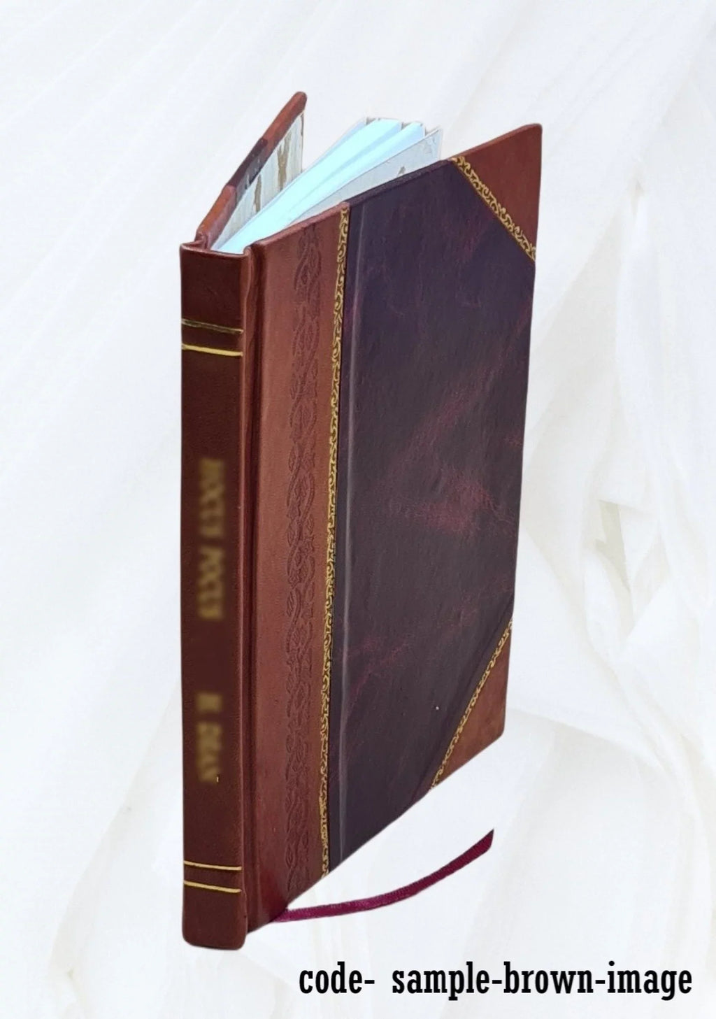 Los dos curiosos impertinentes : drama en verso, en un prólogo y dos actos : tercera parte de una trilogía / José Echegaray. 1924 [Leather Bound]