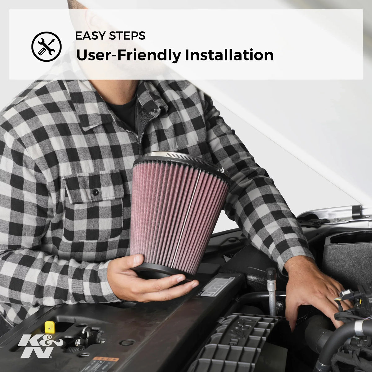 K&N Engine Air Filter: High Performance, Premium, Washable, Industrial Replacement Filter, Heavy Duty: E-3034 Fits select: 2005-2006 TOYOTA TUNDRA, 2005-2006 TOYOTA SEQUOIA