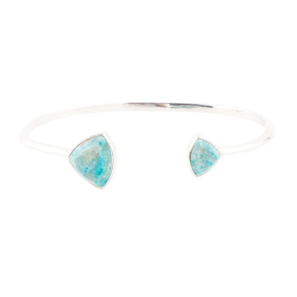 Chrysocolla Open Cuff Bracelet