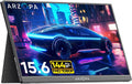 Arzopa 15.6'' 144Hz Portable Gaming Monitor, 1080P FHD USBC HDMI, External Second Screen for Laptop, PS5