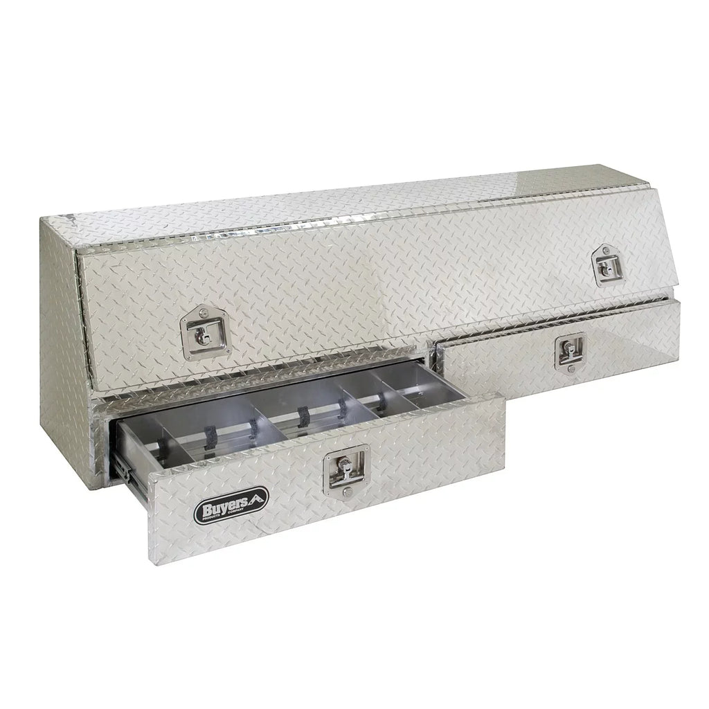 Buyers 72 in. Aluminum Contractors Tool Box with Drawers