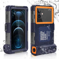 UrbanX Professional [15m/50ft] Swimming Diving Surfing Snorkeling Photo Video Waterproof Protective Case Underwater Housing for Infinix Hot 5 And all Phones Up to 6.9 Inch LCD with Lanyard
