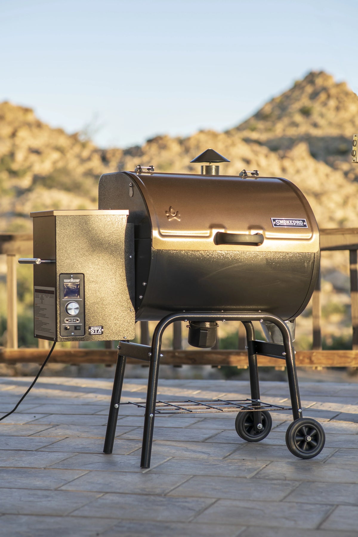 Camp Chef PG24STXB - Bronze Pellet Smoker Grill with 10 Smoke Settings, Patented Ash Cleanout Feature, PID Temperature Controller