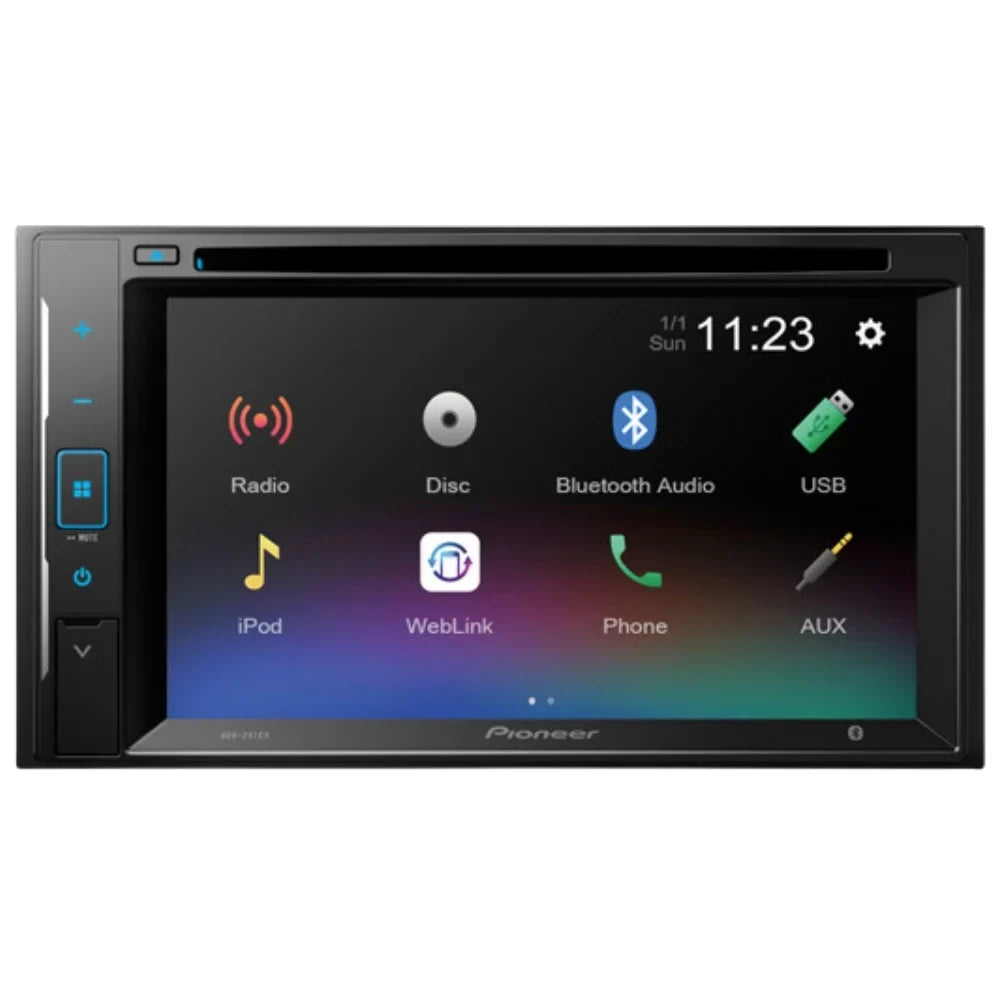 KIT4906 Bundle for 2006-2007 Nissan Titan W/ Pioneer Double DIN Car Stereo with Bluetooth/Backup Camera/InstalLatitudeion Kit/in-Dash DVD/CD AM/FM 6.2" WVGA Touchdisplay Digital Media Receiver