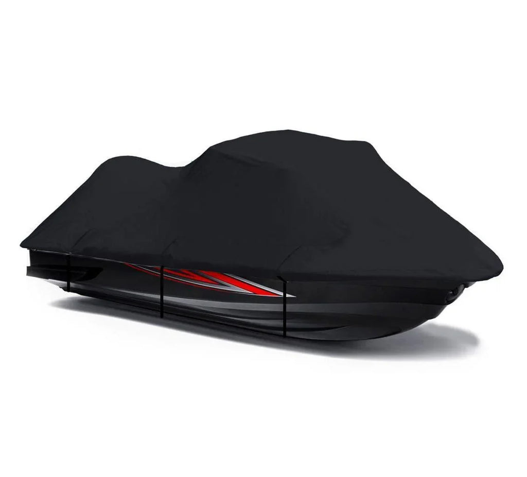 BLACK 600 DENIER JetSki Cover Compatible for JET SKI COVER Sea Doo RXT 230 2018 2019