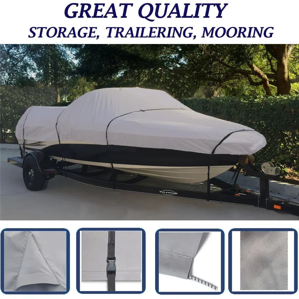 BOAT COVER Compatible for LOWE FISHING MACHINE 185 DC 2004-2011 STORAGE, TRAVEL, LIFT