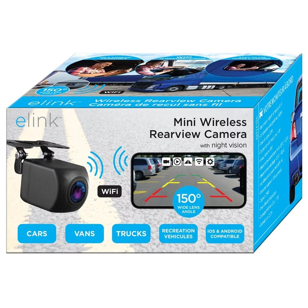 Elink - Wireless Backup Camera with Night Vision, Black