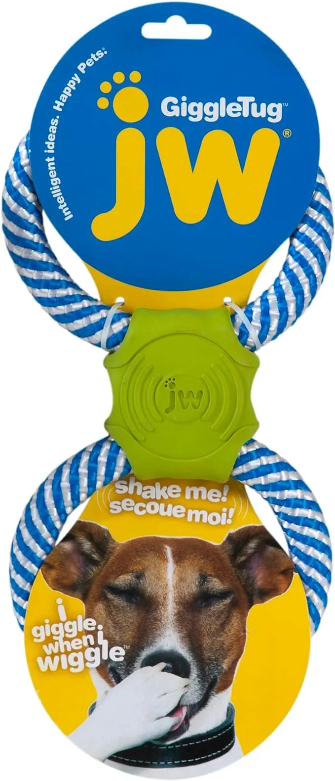 JW Pet Giggle TUG Dog Toy