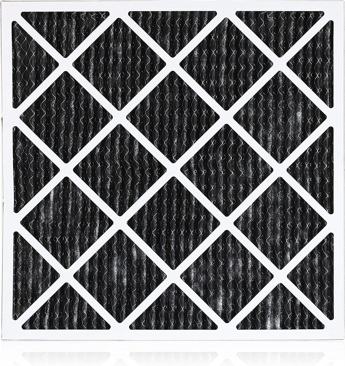 Filterbuy 14x18x1 MERV 8 Odor Eliminator Pleated HVAC AC Furnace Air Filters with Activated Carbon (1-Pack)