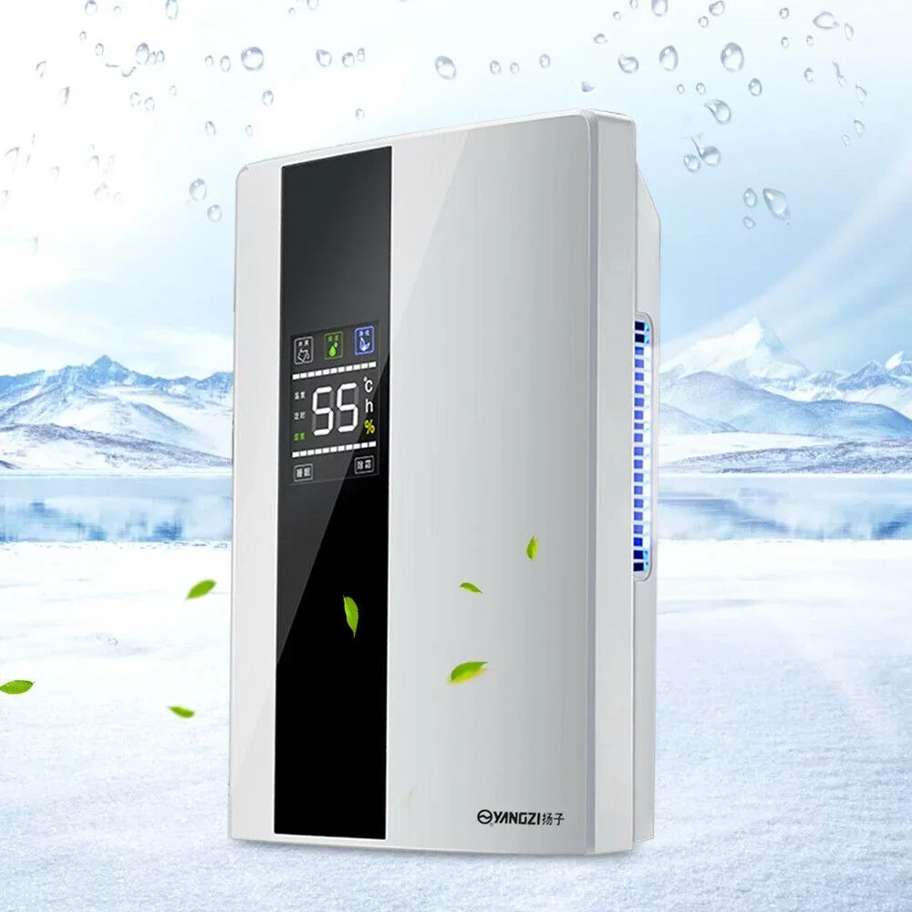 TOOL1SHOoo  Portable  2200ml Ultra Quiet Dehumidifier with LCD and Remote Water Tank Dehumidifier