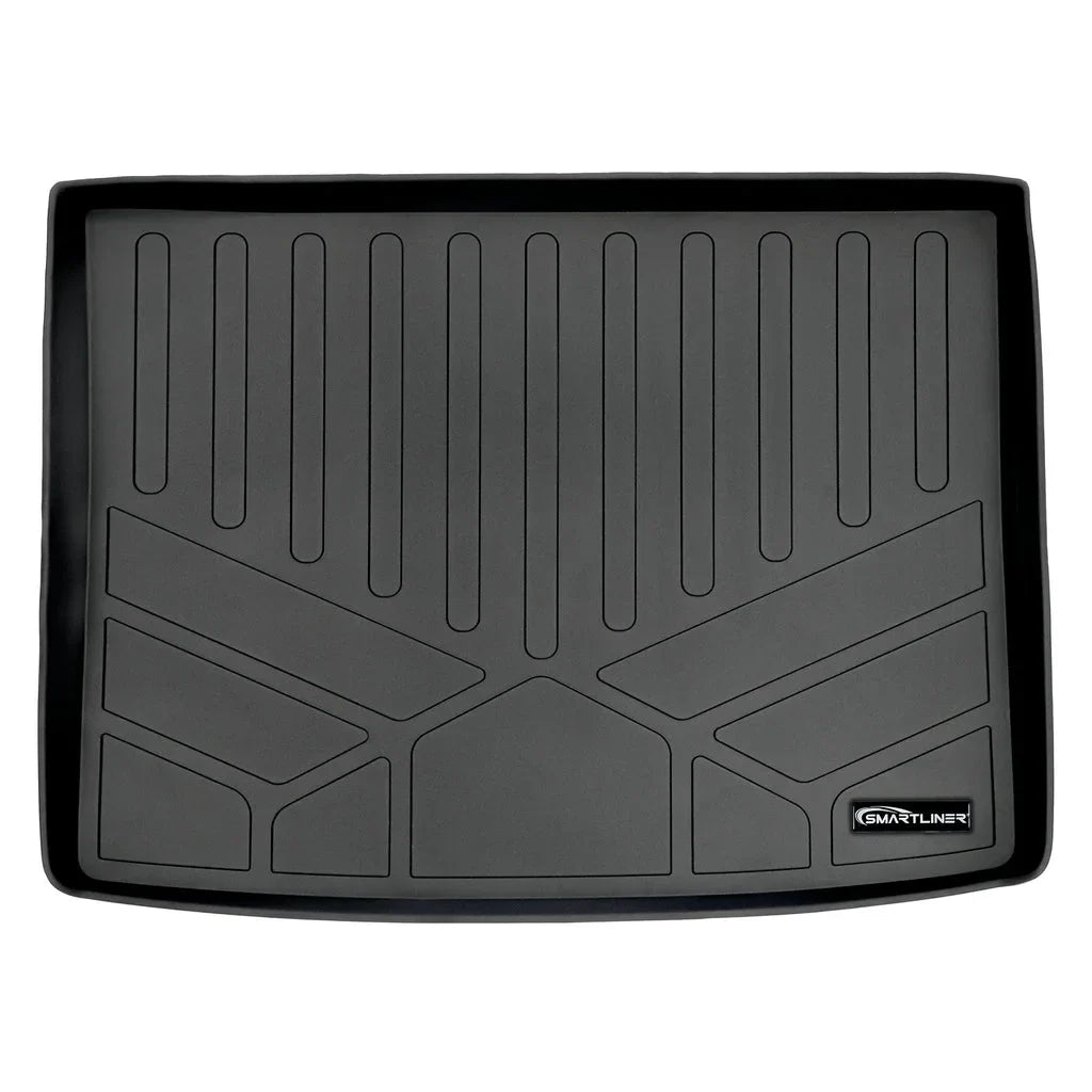 SMARTLINER All Weather Custom Fit Cargo Trunk Liner Floor Mat Black Compatible With 2015-2021 Jeep Renegade